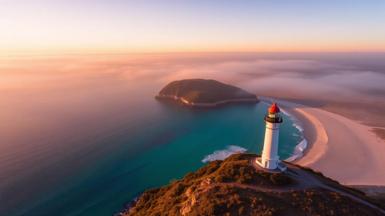 Ballina coastline at sunrise